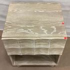 Open Box: Luisa Carved Open Nightstand (20") - Cerused White