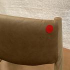 Open Box: Marcus Samuelsson Leather Dining Chair - Ludlow Leather Sesame, Blonde