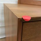 Open Box: Mid-Century 3-Drawer Side Table (20.5") - Acorn