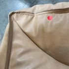 Open Box: Modern Lounger Sofa - Vegan Leather Cream