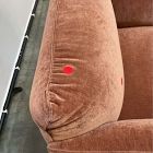 Open Box: Penn Chair - Performance Modern Chenille Burnt Umber, Black