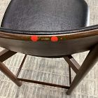 Open Box: Sadove Counter Stool (25") - Jet, Walnut