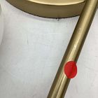 Open Box: Staggered Glass 5-Light Floor Lamp (60") - Milk Glass, Antique Brass