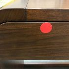 Open Box: Statement Knob Desk (39") - Dark Walnut