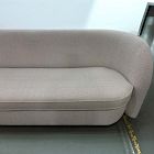 Open Box: Teagan Sleeper Sofa, Queen - Performance Chunky Boucle White