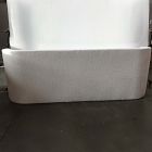 Open Box: Teagan Sleeper Sofa, Queen - Performance Chunky Boucle White