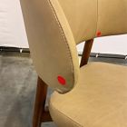 Open Box: Hyde Dining Chair - Ludlow Leather Cumin, Cool Walnut