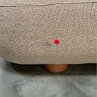 Open Box: Laurent Right Arm Sofa - Performance Marled Basketweave Camel, Cool Walnut