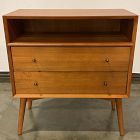 Open Box: Mid-Century Grand Nightstand (28") - Acorn