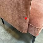Open Box: Penn Chair - Performance Modern Chenille Burnt Umber, Black