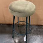 Open Box: Pierce &amp; Ward Counter Stool (26") - Deluxe Velvet Juniper, Dark Verdigris