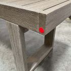 Open Box: Portside Outdoor Dining Bench (88.5") - Weathered Gray