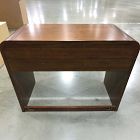 Open Box: Statement Knob Desk (39") - Dark Walnut