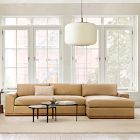 Ethan Leather 2-Piece Chaise Sectional (120")