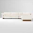Harmony Petite 3-Piece L-Shaped Wedge Sectional (118" - 134")