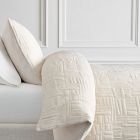Jersey Broken Stripe Matelasse Duvet Cover &amp; Shams
