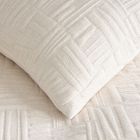 Jersey Broken Stripe Matelasse Duvet Cover &amp; Shams