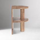 Azra Demi-Lune End Table (20")