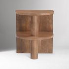 Azra Demi-Lune End Table (20")