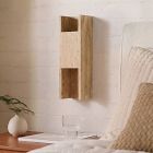 Bruin Travertine Sconce (16")