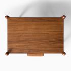 Pierce &amp; Ward Ball Foot Nightstand (24")