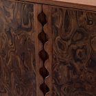 Pierce &amp; Ward Wave Burl Bar Cabinet (32")