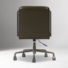 Eliska Armless Leather Desk Chair