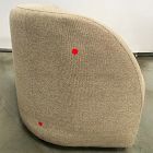 Open Box: Laurent Left-Arm 2 Seater Sofa - Performance Marled Basketweave Camel, Cool Walnut