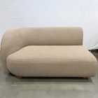 Open Box: Laurent Left-Arm 2 Seater Sofa - Performance Marled Basketweave Camel, Cool Walnut