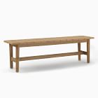 Hargrove Outdoor Extendable Dining Table (79"&ndash;109"), Benches &amp; Slope Chairs Set