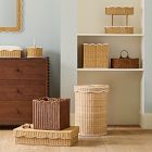 Scallop Rattan Bin