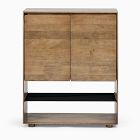 Anton Solid Wood Storage Cabinet (36")