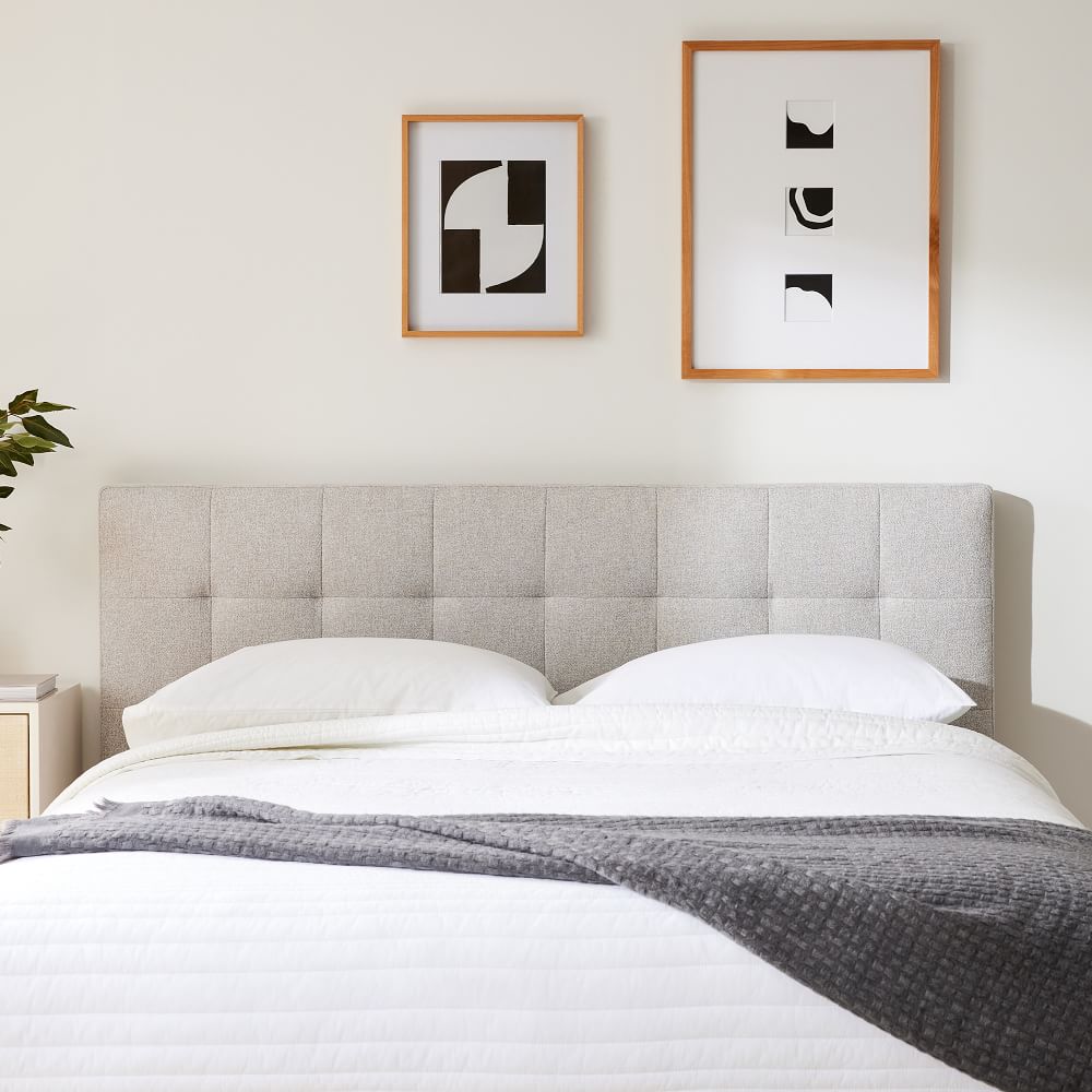 Emmett Grid Tufted Headboard by West Elm