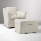 Olivia Slipcover Swivel Glider