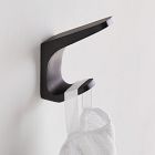 Mid-Century Contour Double Towel Hook