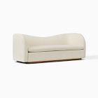 Open Box: Kaufman Sofa (86") - Luxe Chenille Alabaster, Cool Walnut