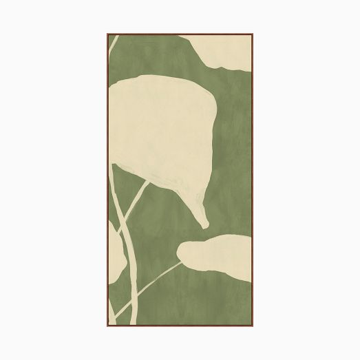 Green & White Flower Wall Art by West Elm