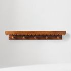 Josephine Shelf with Hooks (32")