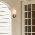 Weston Fluted Glass Indoor/Outdoor Sconce (16")