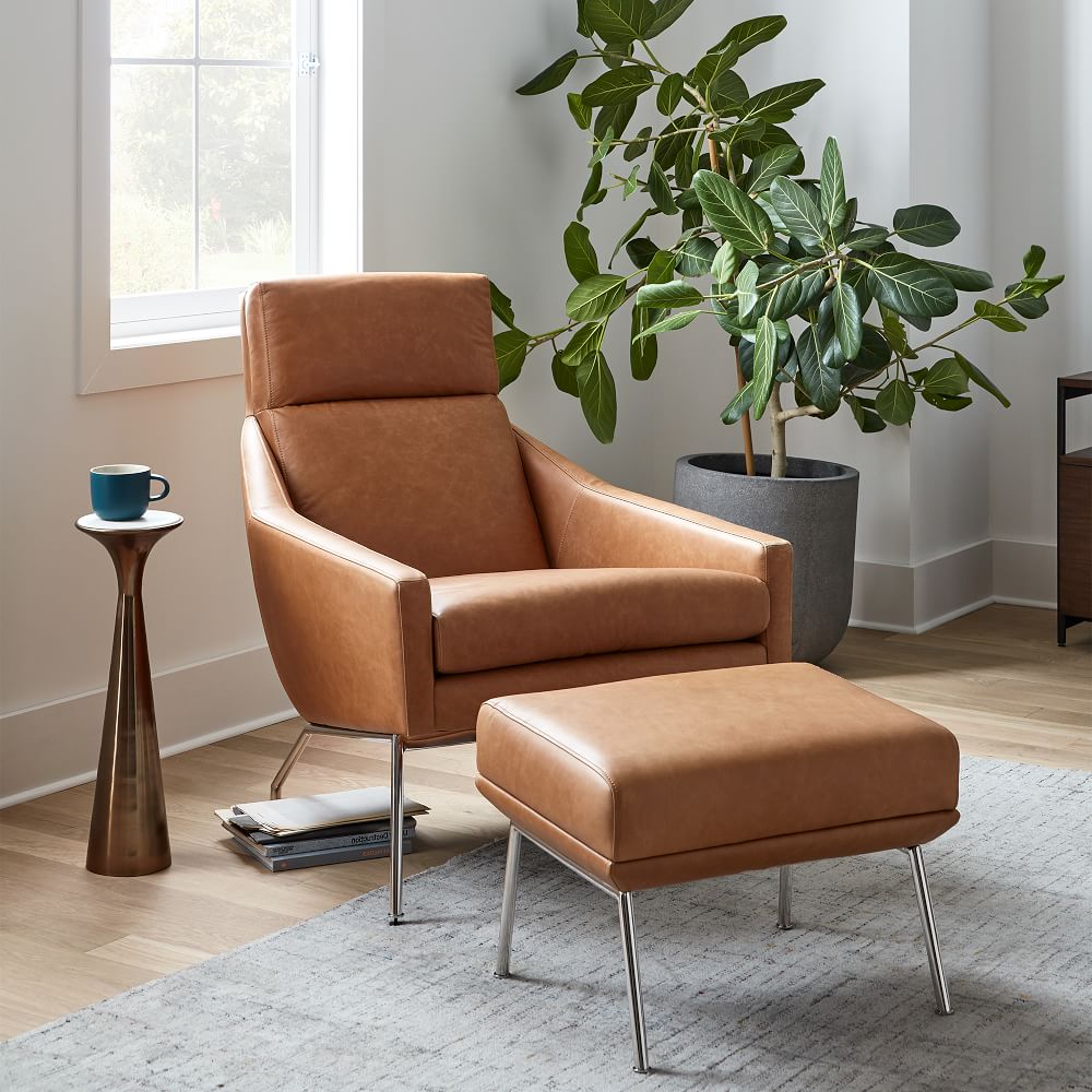 Austin Leather Chair by West Elm
