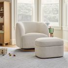Laurent Upholstered Swivel Glider