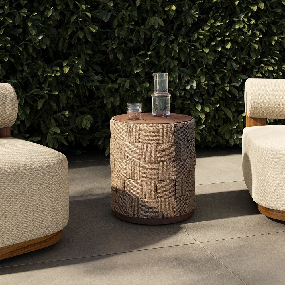 Audric Outdoor Side Table (18") by West Elm