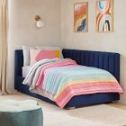 Avalon Upholstered Corner Storage Bed