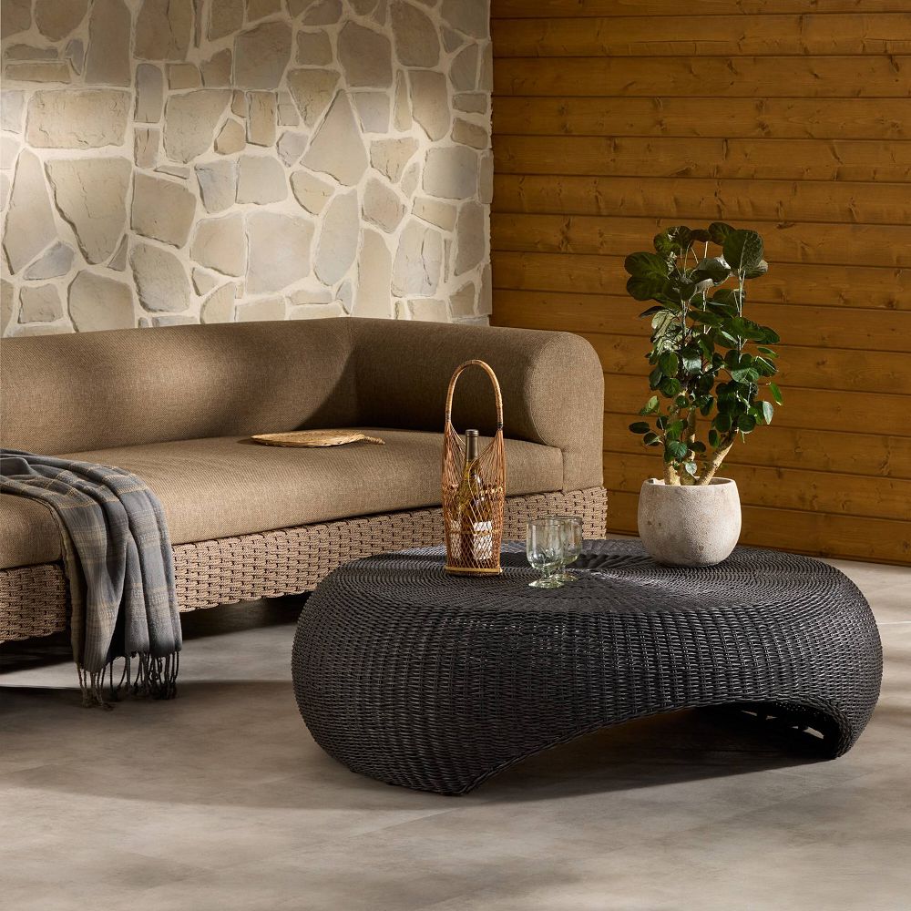 Cartersville Woven Outdoor Coffee Table (50") by West Elm