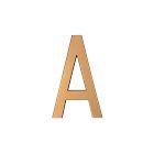 Stand Off Modern House Letters