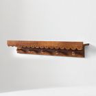 Josephine Shelf with Hooks (32")