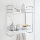 Deco Curve Metal Wall Shelves