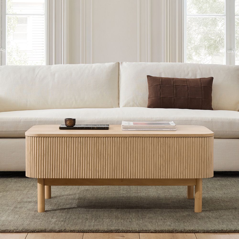 Ellington Pop-Up Storage Coffee Table (40") by West Elm