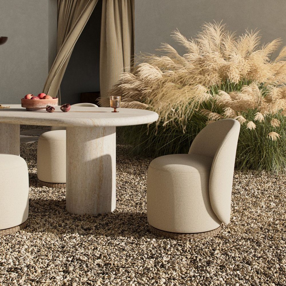 Timaru Outdoor Upholstered Dining Chair by West Elm