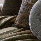 Blue Tapestry Pillow Cover &amp; Throw Set